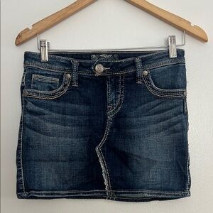 Silver Jeans, Ravi Denim Mini Skirt